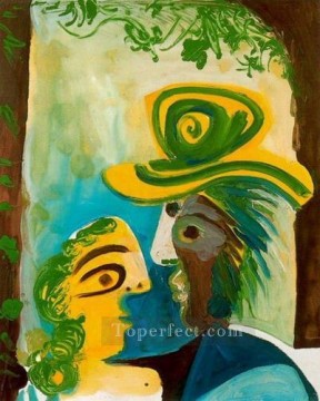Pareja hombre y mujer 1970 Pablo Picasso Pinturas al óleo